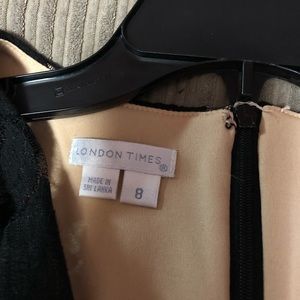 Black lace over nude lining dress. Never worn.